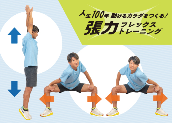 人生100年 動ける体をつくる！張力フレックストレーニング